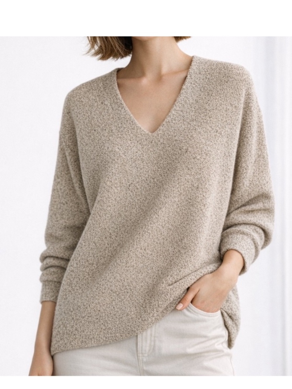 Isda & Co Cashmere Wool Blend Chunky
Sweater Large